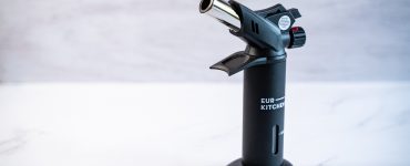 Side view of the EurKitchen Torch standing against a white background.